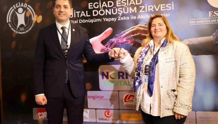 EGİAD ve ESİAD iş birliğinde düzenlenen Dijital Dönüşüm Zirvesi’nde dijital dönüşümün önemi ve yapay zeka ele alındı