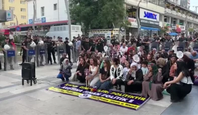 Van Kadın Platformu, artan kadın cinayetlerini protesto etti