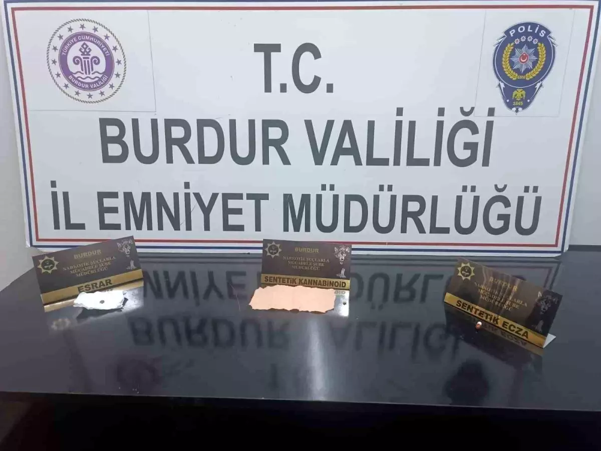 Burdur’da Uyuşturucu Operasyonu: 3 Tutuklama