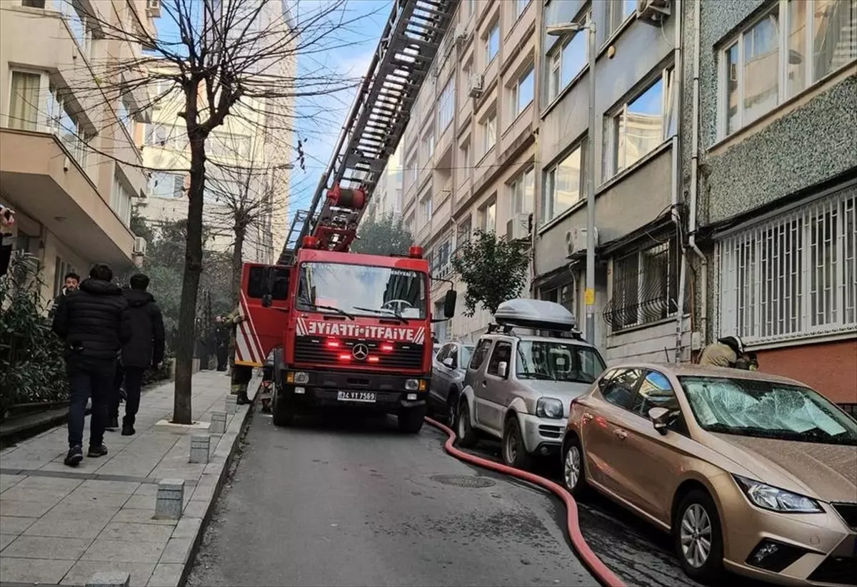 Şişli’de Çatı Yangını